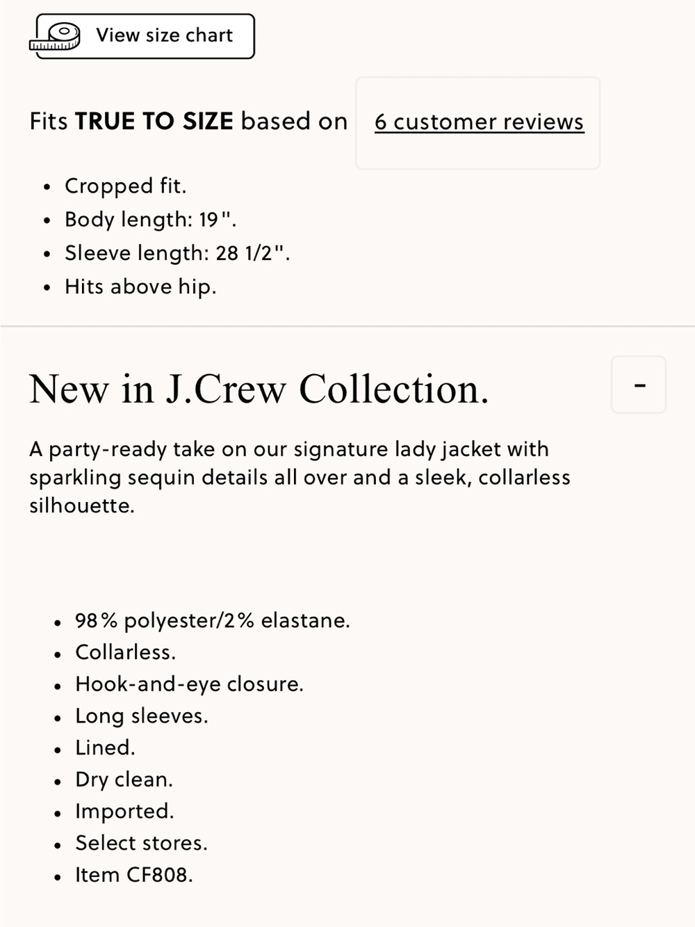 J. Crew Collection Silver Sequin Cropped Jacket NWT - Picture 11 of 11